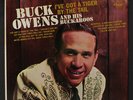 BUCK OWENS: I've Got A Tiger By The Tail LP (drill hole) Country