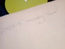 Genesis - White Label Test Press - Invisible Touch LP - UK Issue