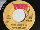 Rare Townes Van Zandt 45 Waitin Around To Die On Poppy Factory Mislabled promo