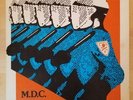 MDC MILLIONS OF DEAD COPS S/T ORIG 1982 BAND RELEASED WHITE LABEL ORANGE PUNK