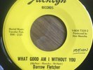 Darrow Fletcher What Good Am I Without You / Little Girl On Jacklyn Records