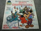 MICKEY'S CHRISTMAS CAROL Record and Book set (Disneyland Records, 1982)