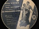 Paul Whiteman-As Thousands Cheer/Let 'Em Eat Cake-RCA 39003-78RPM PICTURE DISC