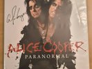 Alice Cooper Hand Signed Paranormal Ltd Ed Double Red Colored Vinyl With CD