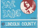 KINKS DAVE DAVIES Lincoln County  Denmark 45 psych garage STUNNING COND