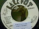 LEON HYATT FORTY DAYS AND FORTY  NIGHTS/VERSION on JACKPOT B LEE