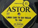 IAN CRAWFORD - LINDA SAID TO SAY HELLO TO YOU - OZ ASTOR LABEL MOD POP 45 - 1968