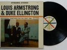 LOUIS ARMSTRONG & DUKE ELLINGTON Together for the 1st Time LP ROULETTE VG+ #2807