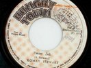 ROMAN STEWART Praise Jah / Fire Dub (HUNGRY TOWN) Roots Reggae 1978 Vinyl Single