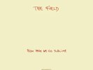 THE FIELD From Here We Go Sublime 2xLP Ristampa 2019 NEW .cp