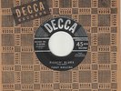 TONY HOLLINS - Decca 48300 - Fishin' Blues - VG+ BLUES 45 w/co slv (1952; orig)