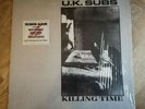 UK Subs LP Killing time CLEAR VINYL 1988 New red 1st press NEAR MINT &IN SHRINK