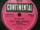 Serbo-Croatian 78 Golden Strings Tamburitza Orch, Olga Kolman 