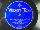 ANNETTE HANSHAW Am I Blue?/Daddy Won't You Please Come Home VELVET TONE 1940 Hot