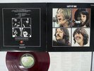 BEATLES LET IT BE APPLE AP 80189 Japan RED VINYL VINYL LP