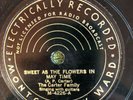 Mont Ward 4226  Carter Family SWEET AS FLOWERS IN MAY 1932 78rpm Country E+ rare