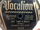 BUMBLE BEE SLIM VOCALION 03298 BLUES 78 RPM V+
