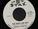 BOOKER T & THE MG'S: Red Beans And Rice / Be My Lady 45 (dj, close to M-)