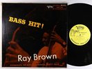 Ray Brown - Bass Hit  LP - Verve - MG V-8022 Mono DG VG++