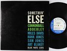 Cannonball Adderley - Somethin' Else LP - Blue Note Mono DG RVG Ear 47 W 63rd