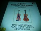 Great Violin Concertos 4 Cassette Box Set. Beethoven Bruch etc. P Zuckerman etc.