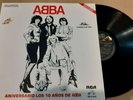 ABBA-10 Años Aniversario LP Mexico Promo Radio Unique Cover RARE RCA