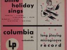 BILLIE HOLIDAY: Sings US ’50 Jazz Columbia CL 6129 10” Vinyl LP Rare