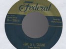 Orig JESSE POWELL ORCH/FLUFFY HUNTER Love Is A Fortune/Walkin' Blues Federal 45