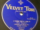 Great Annette Hanshaw Velvet Tone 2047-V w/Jazz Band (1929)