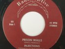 Injections Prison Walls / Lies 1980 Punk Rock Radio Active Records 7