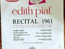 Edith Piaf || Signed Record || OLYMPIA RECITAL 1961 || French || LA VIE EN ROSE