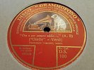 RARE FRANCESCO TAMAGNO OTELLO ORA E PER SEMPRE ADDIO DISCO GRAMMOFONO DS100