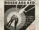 ROSES ARE RED [The Vibrators] Rare 1979 UK Punk Autographed Single