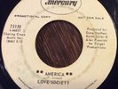 LOVE SOCIETY America / Wanda 45, Rare Psych Rock on Mercury PROMO