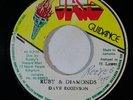 Reggae 45 DAVE ROBINSON Ruby & Diamonds on Jah Guidance