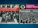 WWII Germany MARCHES, SONGS, SPEECHES Hitler's Inferno VOL. 1 & 2 Vinyl LP's