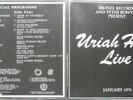 Uriah Heep. Live January 1973. (P)(C) 1993 SNC Records. Russia. 2 LPs. Rare. NM.