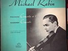ANGEL LP 35259: Michael Rabin - Paganini / Glazounov Violin Concertos - 1955 UK
