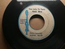 Alton Ellis Impact All Stars Too Late To Turn Back Now 1973 Giant Jamaica 45