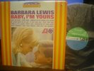 BARBARA LEWIS Baby I'm Yours 1965 ORIGINAL 1st PRESS LP Atlantic SD 8110