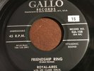 Royal-Aires Friendship Ring / Baby Baby 45  VG+  Rare Doo wop