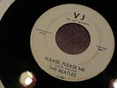 THE BEATLES PLEASE PLEASE ME FROM ME TO YOU 45 WHITE LABEL VEE JAY VJ581 VG VIN