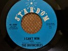 The Invincibles: I Can't Win- Rare Sweet Soul R&B 45 Vinyl NM