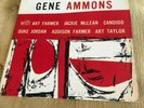 Gene Ammons; Jam Session, Prestige 7039, DG, 50th lbl, RVG hand etch, flat edge