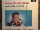 MARIO DEL MONACO  - GREAT TENOR ARIAS - DECCA SXL 2122 - LP VINILE 33 GIRI