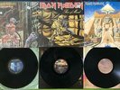 LOT:3 IRON MAIDEN LPs SOMEWHERE IN TIME POWERSLAVE PIECE OF MIND SHRINK DMM INNR