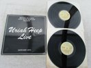 URIAH HEEP LP LIVE ORIGINAL UK BRONZE NEAR MINT VINYLS BOOKLET PROG