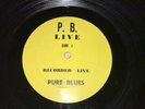 Led Zeppelin Pb Live LP Pure Blues 1970 Vancouver *Vinyl&Cover has many issues*