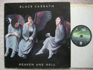 LP RECORD: BLACK SABBATH: HEAVEN AND HELL (VG+) (MADE IN GERMANY)