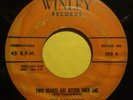 THE PARAGONS Two Hearts Are Better Then 1 b/w Give Me Love DOO WOP 45 Winley 223